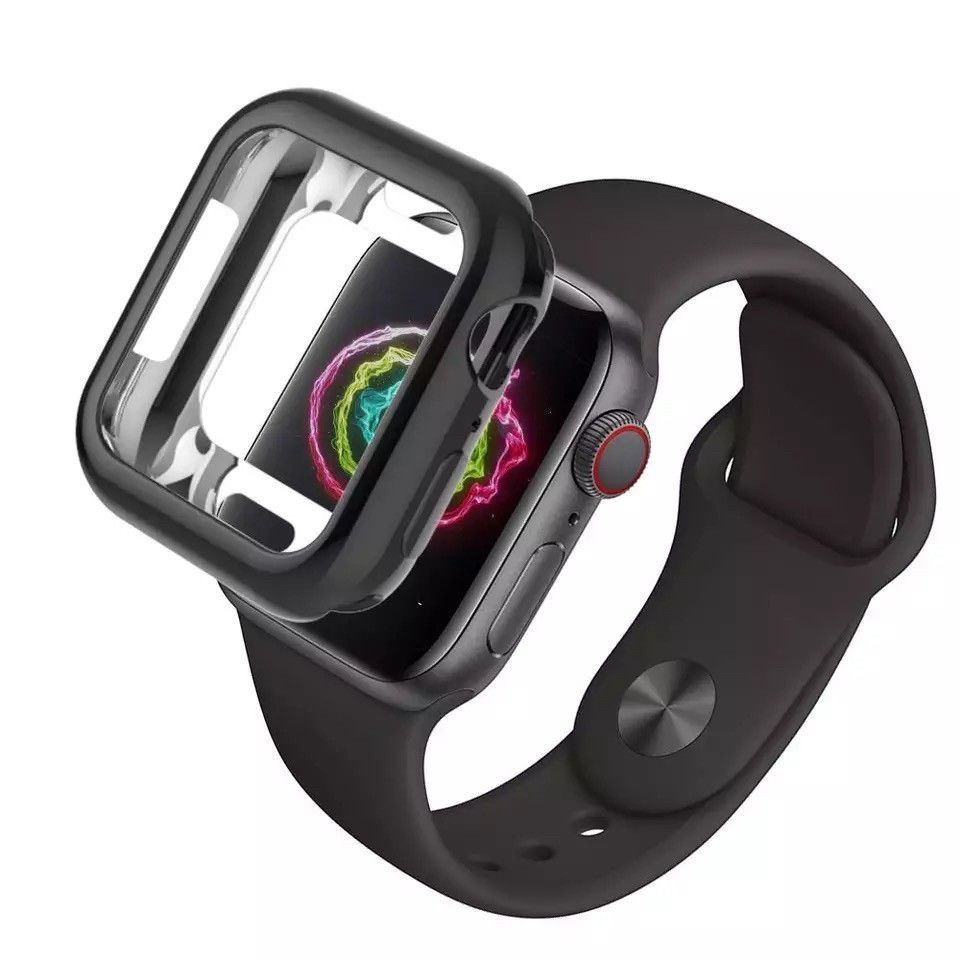 ★在庫セール5/22まで★ ★最新機種対応★ Apple Watch 41㎜ 側面カバー ブラック アップルウォッチ ケース 黒