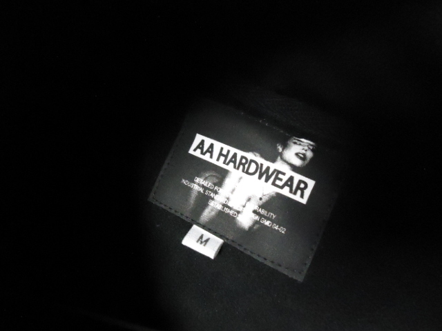 AA HARDWEAR ダブルエーハードウェア 黒パーカージャケット M AA HARDWEAR ダブルエーハードウェア 黒パーカージャケット M