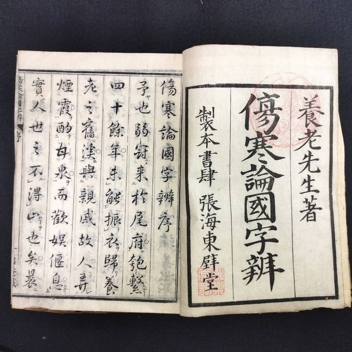 Y520 医学書◆傷寒論国字解◆6冊 薬学 漢方 本草 東洋医学 浅野元甫 江戸 時代物 木版 骨董 古美術 古典籍 古文書 和本 古書_画像2