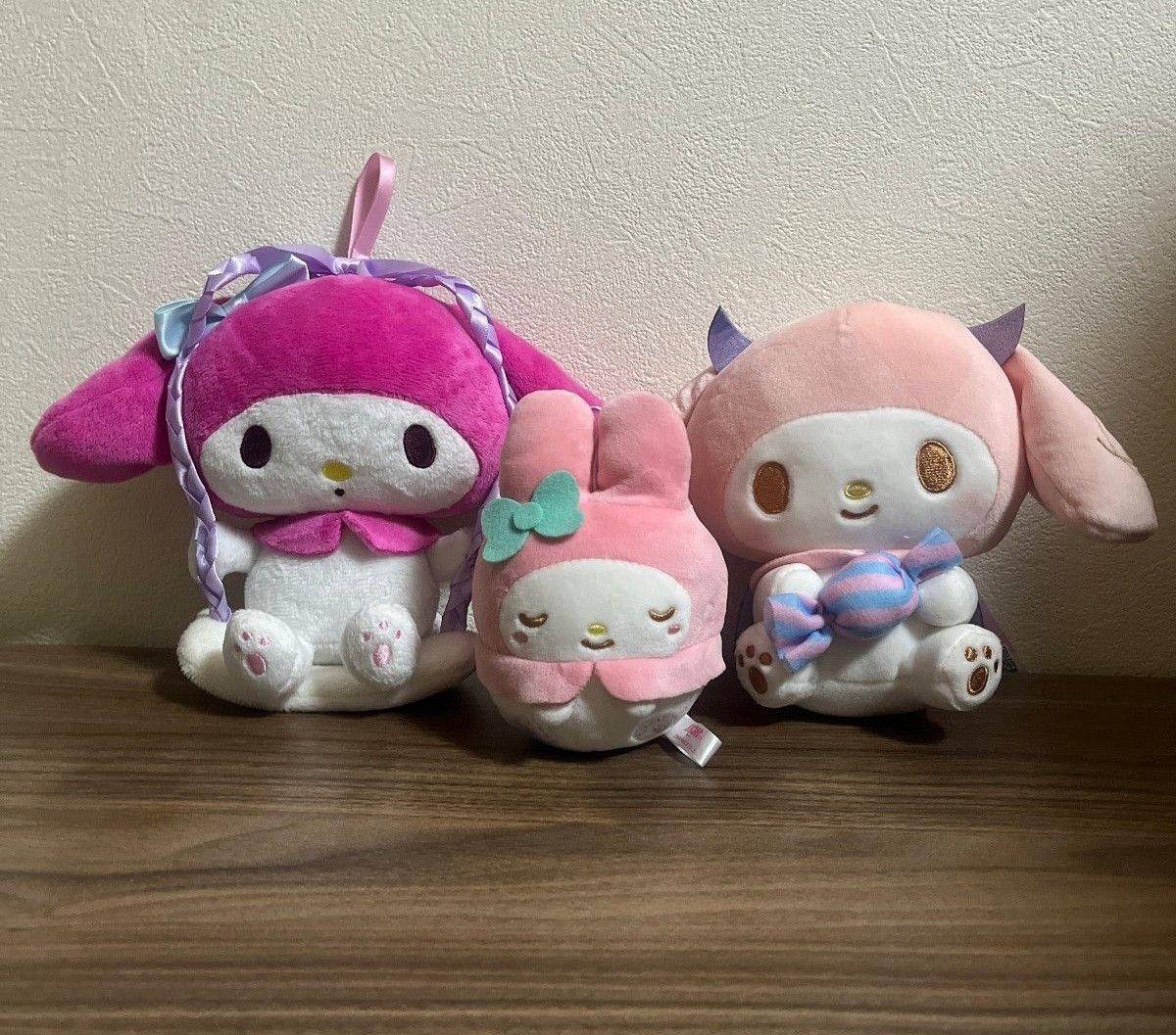 Sanrio サンリオ マイメロディ マイメロ ぬいぐるみ 人形 3個 Sanrio サンリオ マイメロディ マイメロ ぬいぐるみ 人形 3個