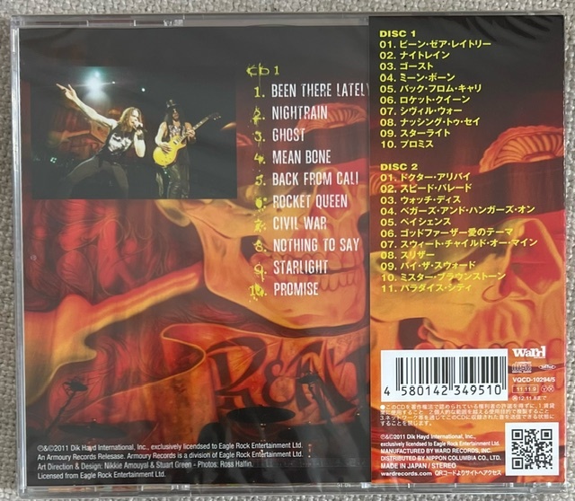 新品【国内2CD】SLASH スラッシュ Made In Stoke 24/7/11 メイド・イン・ストーク 24/7/11 VQCD10294_画像2