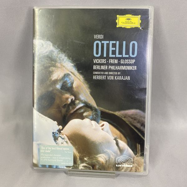 中古DVD VERDI OTELLO KARAJAN オテロ ジュゼッペ・ヴェルディ(1813-1901)【112-2】の画像1