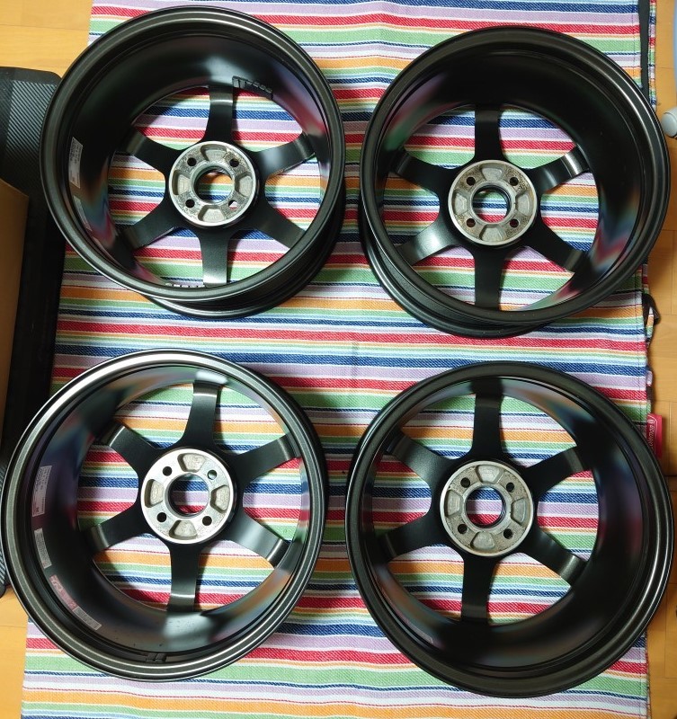 【超美品】RAYS レイズ VOLKRACING ボルクレーシング TE37 SONIC ソニック 16×7.0J 7J 4/100 +35 ダイヤモンドダークガンメタ(MM) 4本_画像7