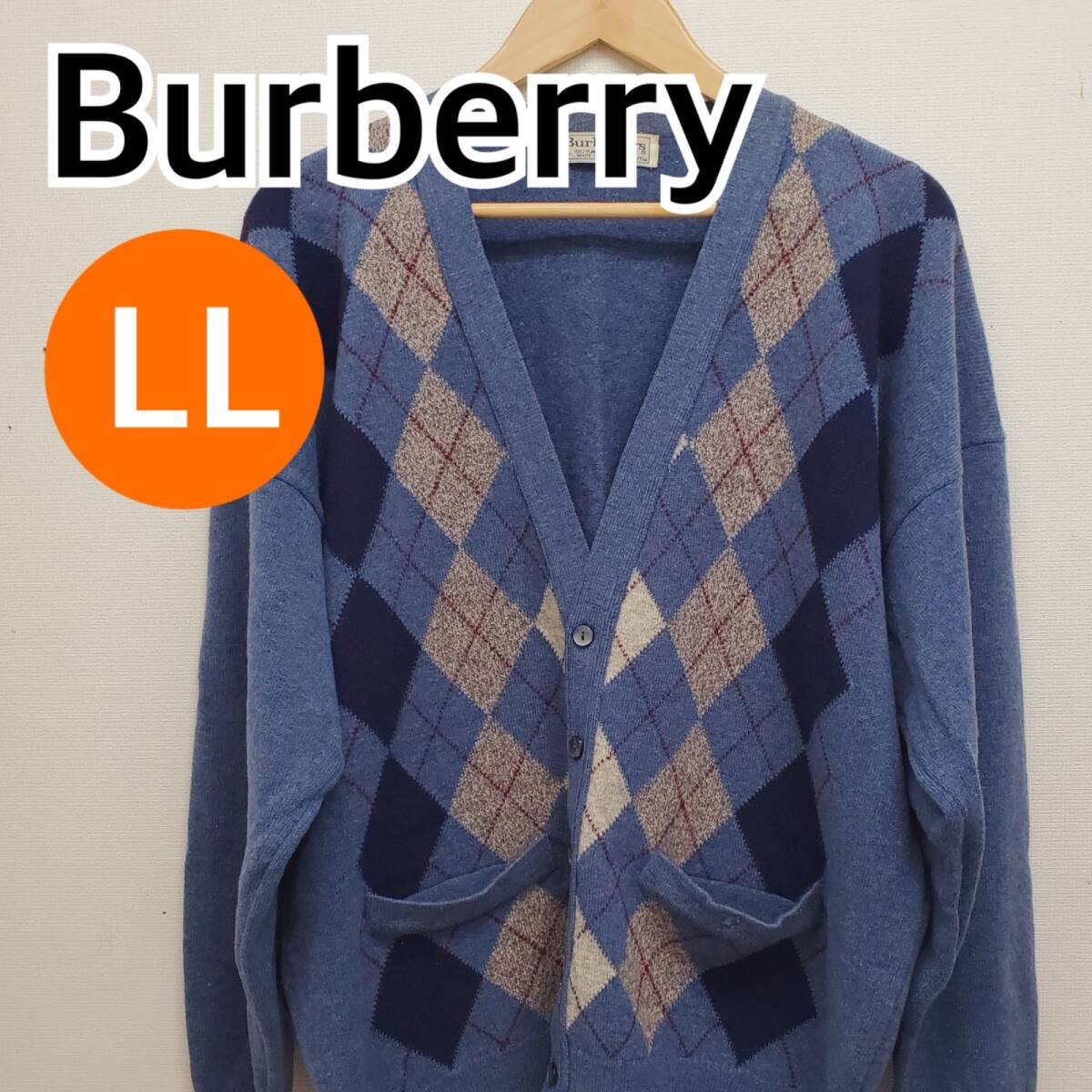 BURBERRY バーバリー カーディガン ニット 長袖 ボタン BURBERRY バーバリー カーディガン ニット 長袖 ボタン