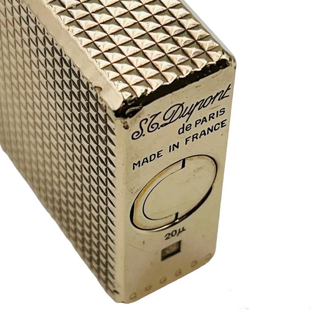 S.T.Dupont エステーデュポン デュポン ガスライター ライター ライン1 シャンパン ゴールド カラー 喫煙 喫煙具 喫煙グッズ シガー 火 TI_画像5