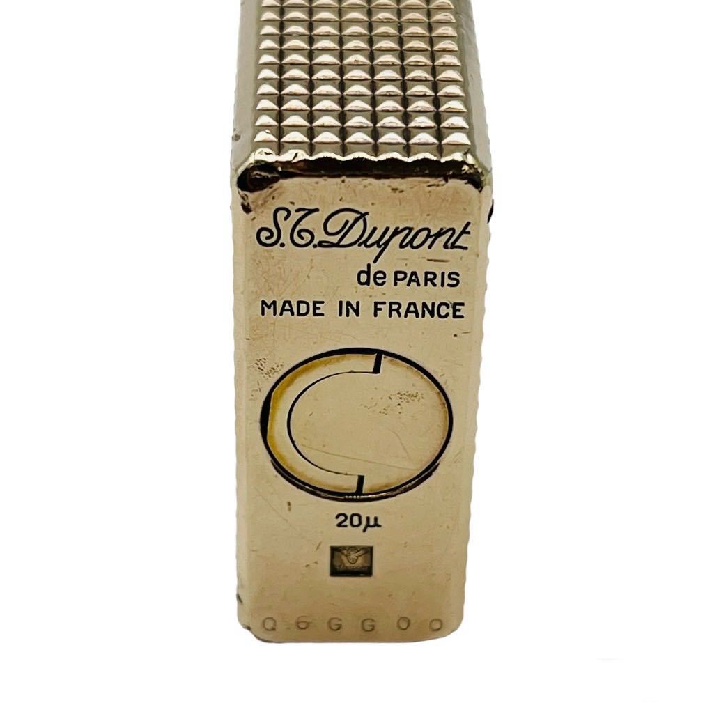 S.T.Dupont エステーデュポン デュポン ガスライター ライター ライン1 シャンパン ゴールド カラー 喫煙 喫煙具 喫煙グッズ シガー 火 TI_画像4