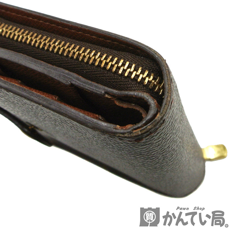 18969 LOUIS VUITTON【ルイ・ヴィトン】M61667 コンパクト ジップ 二つ折り財布 モノグラム ウォレット【中古】USED-B_画像7