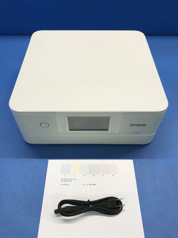 3【 エプソン / EPSON 】インクジェットプリンター【 EP-881AW 】パソコン周辺 コピー 印刷 100_画像1