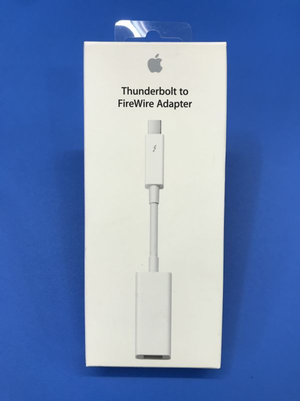 未使用【 アップル / Apple 】Thunderbolt to Fire Wire Adapter【 A1463 / MD464ZM/A 】アダプター YP_画像1
