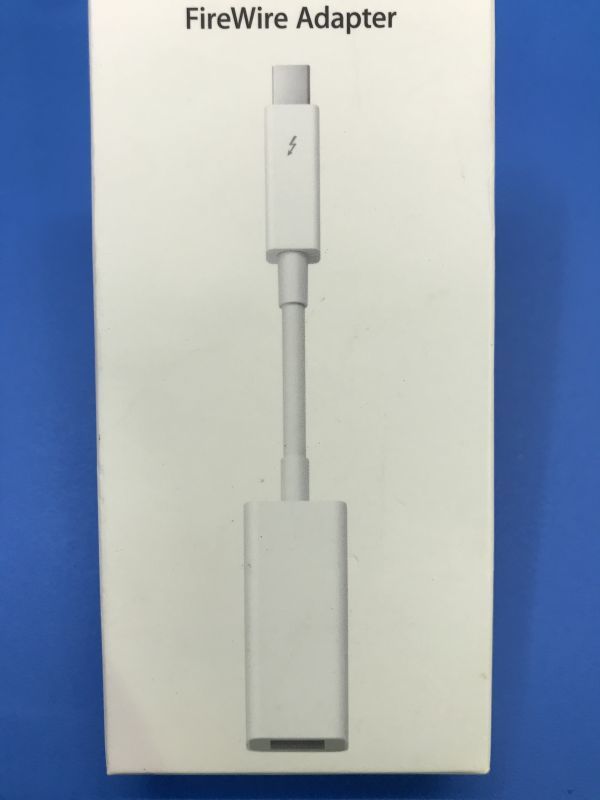 未使用【 アップル / Apple 】Thunderbolt to Fire Wire Adapter【 A1463 / MD464ZM/A 】アダプター YP_画像3