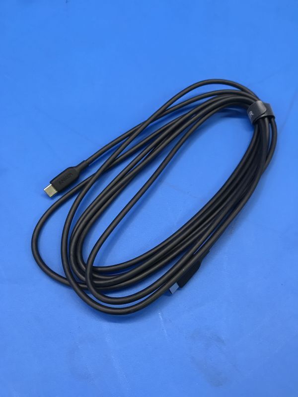 未使用【 アンカー / ANKER 】PowerLineIII USB-C to USB-C Cable 3m 充電ケーブル YP 在10_画像2