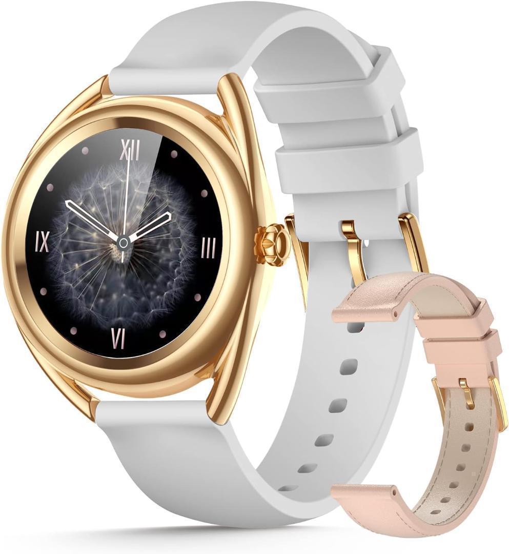  lady's smart watch 2 kind belt attaching IP68 waterproof,..