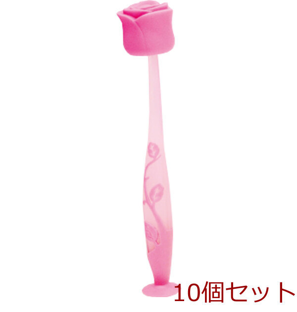 Pitat Flores Rose зубная щетка сладкая розовая 1 розовые 10 штук