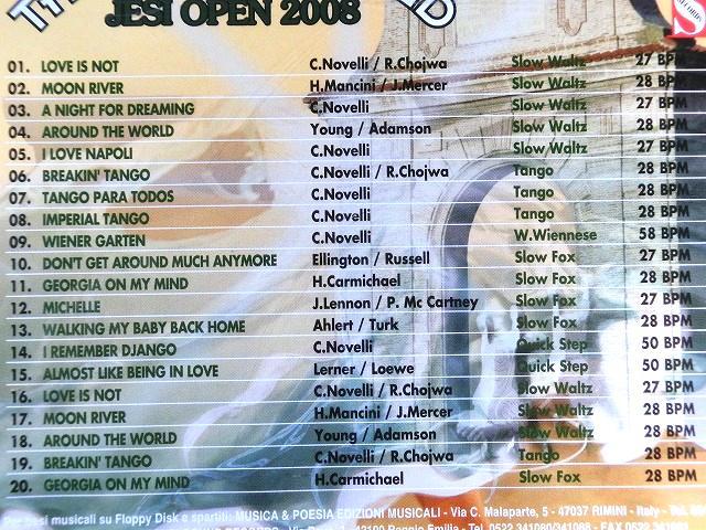 The music world - Jesi Open 2008 【社交ダンス音楽ＣＤ】#216_画像4