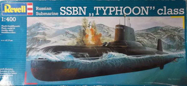 レベル/1/400/ロシア海軍弾道ミサイル原子力潜水艦/未組立品