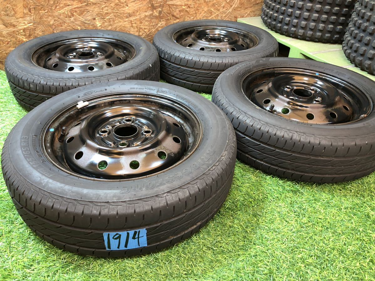 スズキ純正 13inch × 155/65R13 PCD100 4穴 MRワゴン アルト セルボ パレット ワゴンR キャリイ エブリイ_画像1