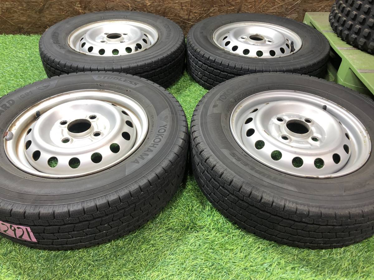 ホンダ純正 12inch × 145/80R12 80/78N LT(145R12 6PR LT)PCD100 4穴 アクティ バモス エヌバン Nバン NVAN スタッドレス_画像2