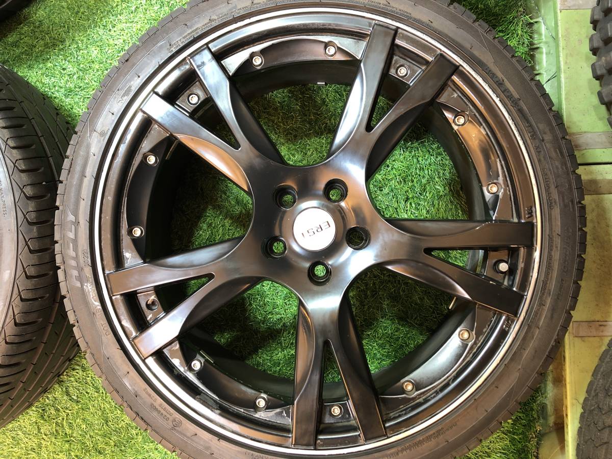 ERST VS5 19inch 8j+40 × 245/35R19 PCD108 5穴 エアスト C30 C70 S60 S80 V40 V60 V70 V90 308 407 508 RCZ C5 C6 メガーヌ XJ XF XE _画像3