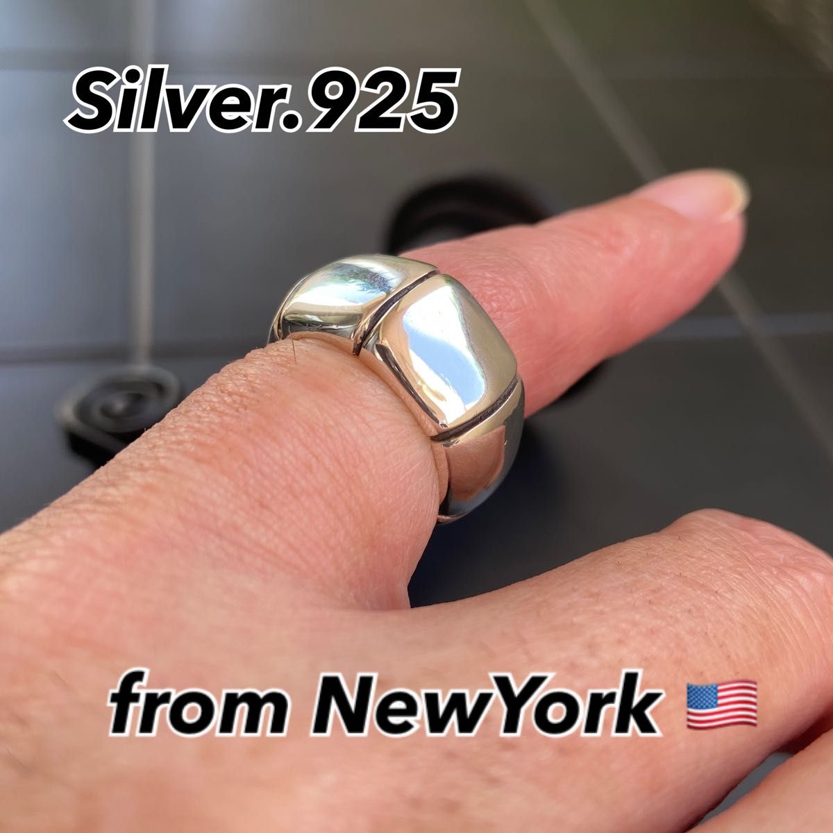 NY SOHO発 シルバーリング【11号】SILVER925 ユニセックス 指輪 アクセサリー シルバー925リング プレゼント