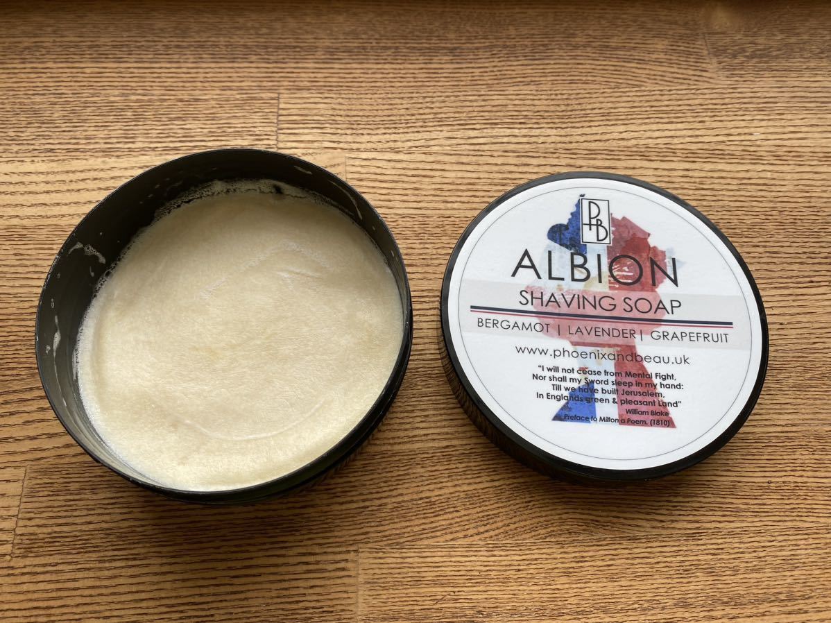 Phoenix and Beau Imperial Rum & Alibion Shaving Soap フェニックス アンド ボー シェービングソープ 2個セット 送料無料の画像2