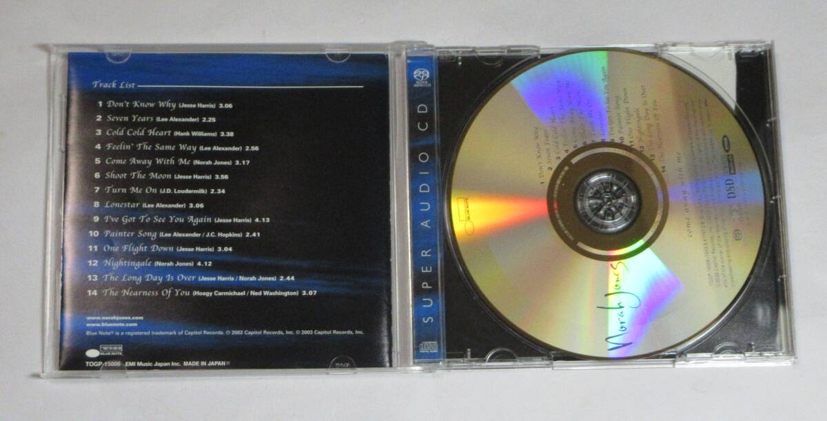 中古 国内盤 CD ノラ・ジョーンズ SACD (SA-CD HYBRID)_画像3