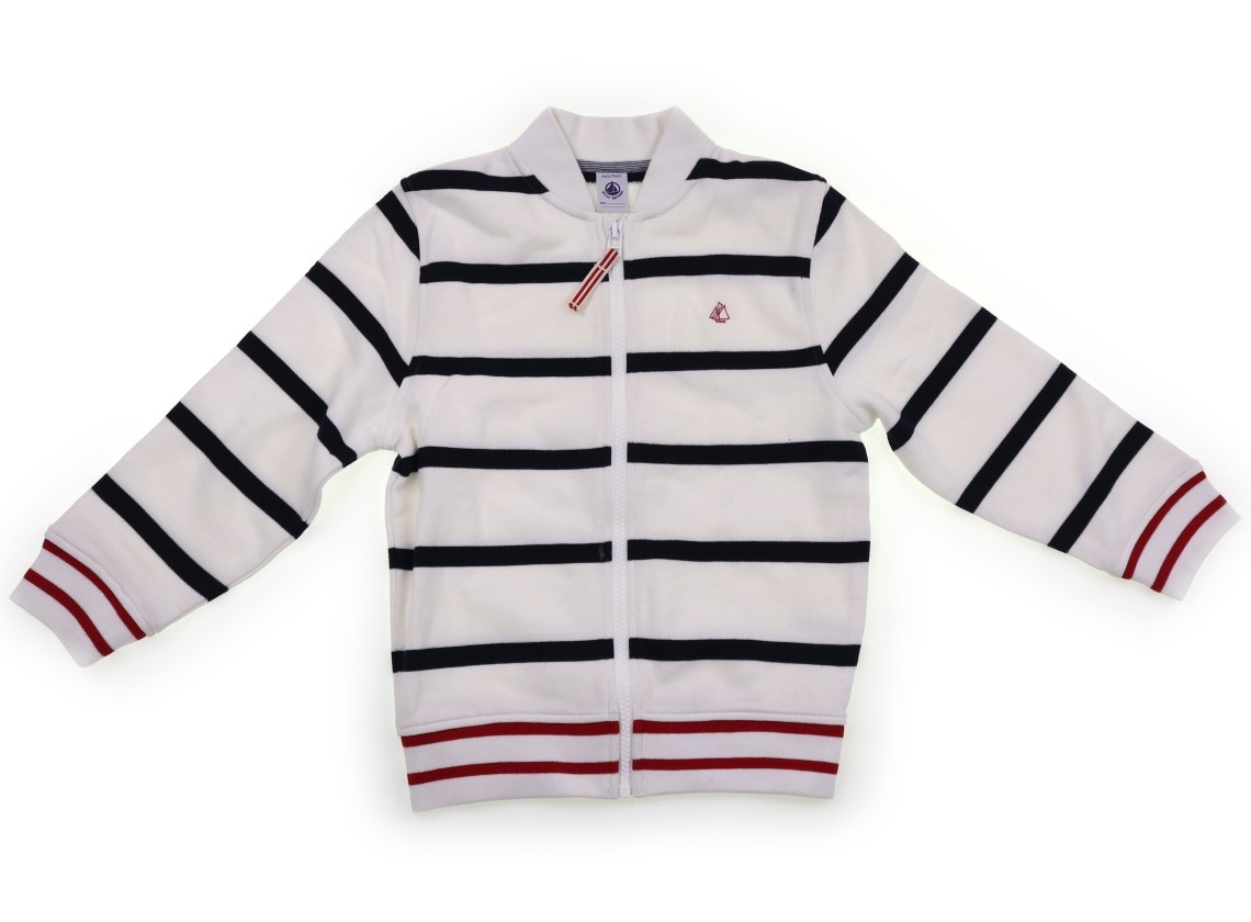 プチバトー PETIT BATEAU ジップアップトレーナー 110サイズ 男の子 子供服 ベビー服 キッズ_画像1