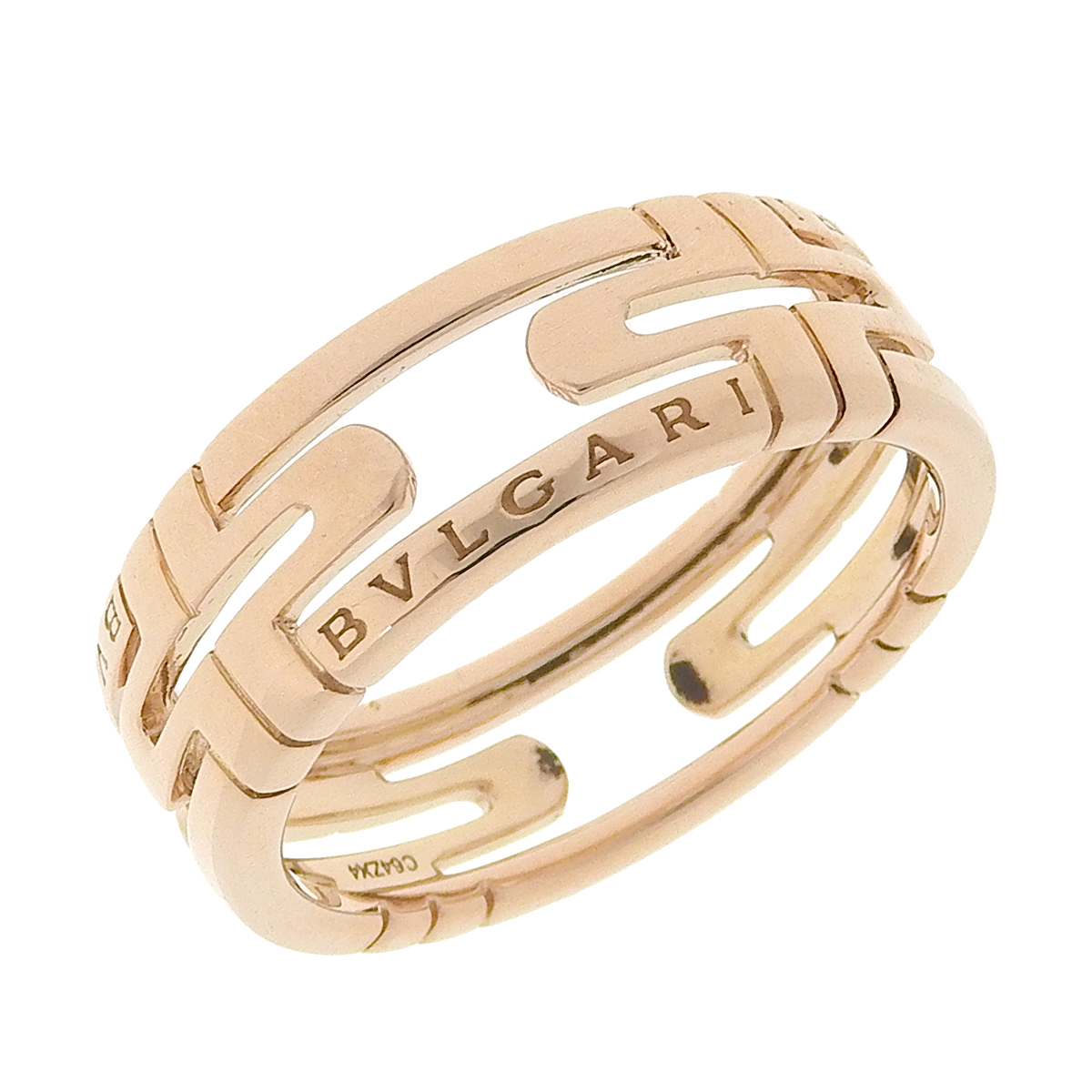 ブルガリ BVLGARI パレンテシ リング 750PG K18PG ピンクゴールド #63 22号 レディース C64ZX4 4106