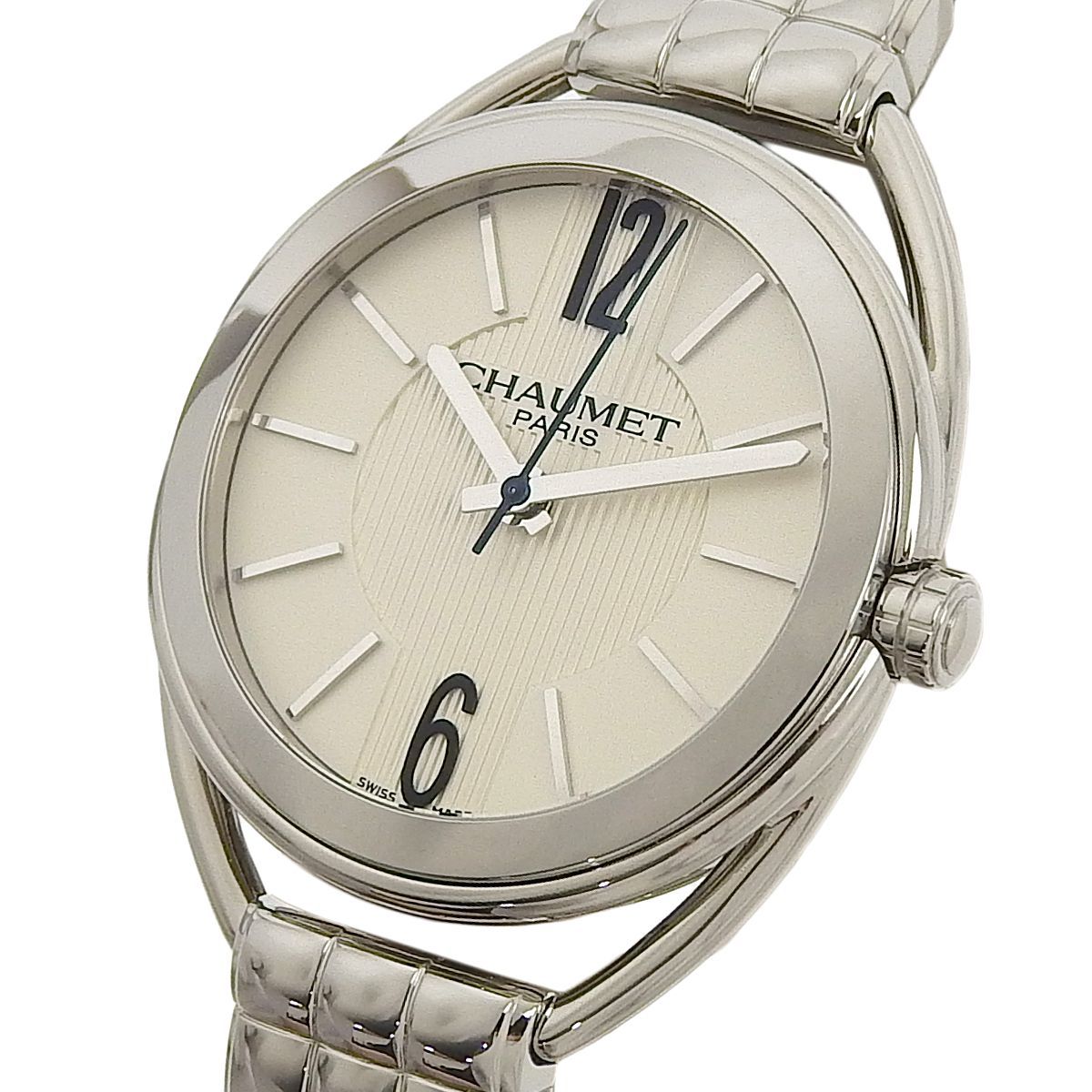  Chaumet CHAUMET Lien LIENS SM quartz wristwatch SS silver face lady's W23610-01A 4105