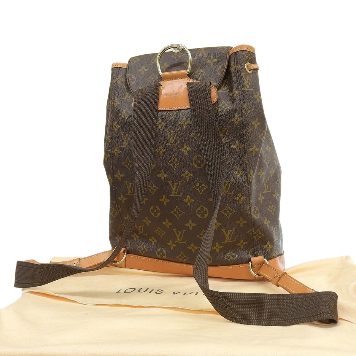 ルイヴィトン LOUIS VUITTON モノグラム モンスリGM リュック モノグラム・キャンバス レディース M51135 4102_画像2