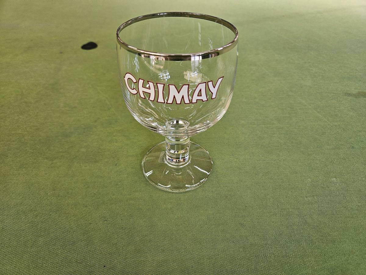 ★売切り★CHIMAY シメイ ビールグラス ベルギービール グラス 中古 No.Z_画像1