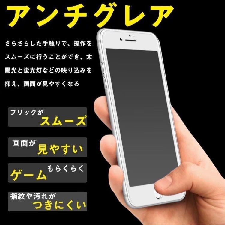 《衝撃に強い》アンチグレアブルーライトカットフィルム☆iPhone15Plus
