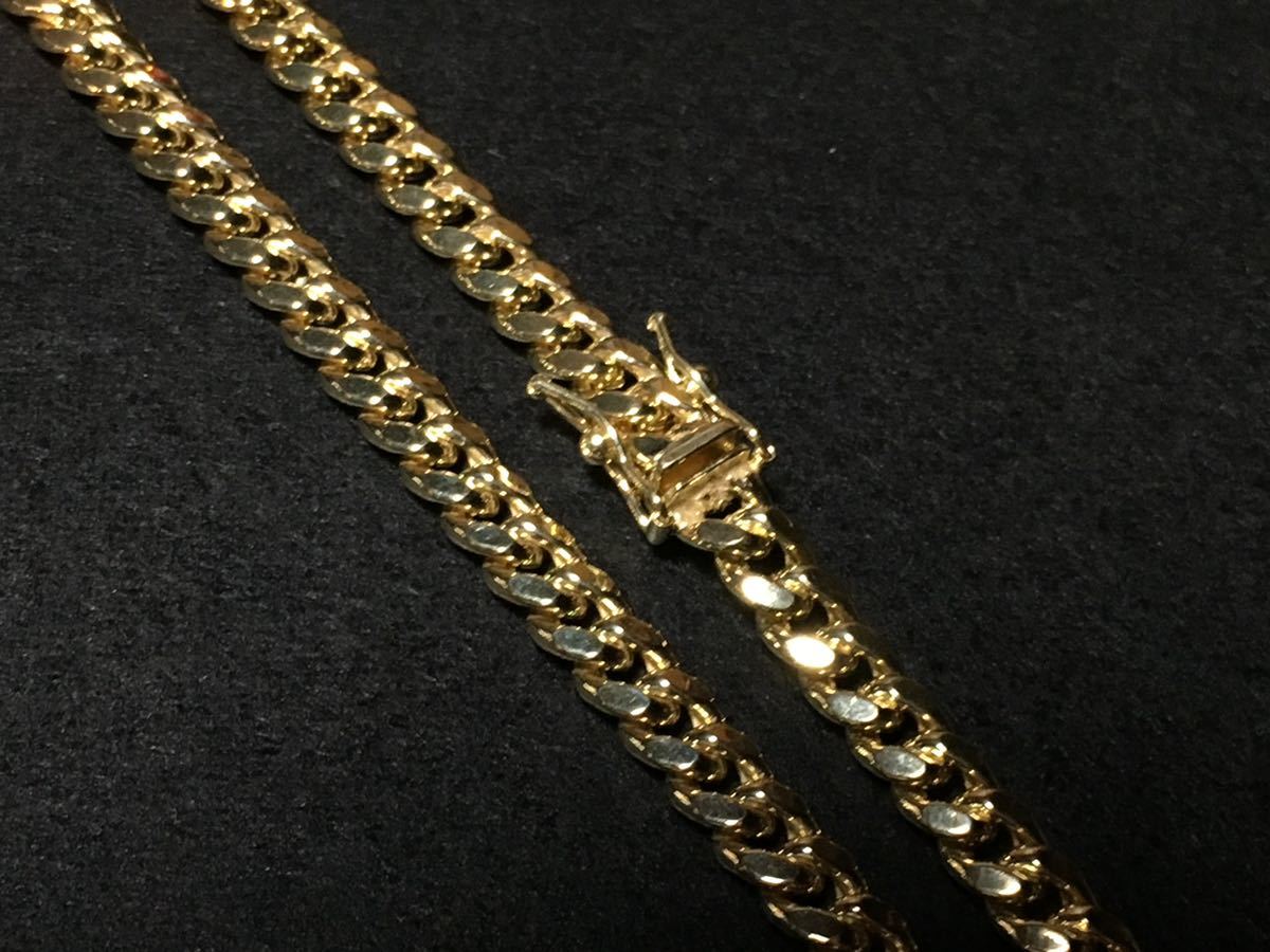 新品 10k k10 ネックレス マイアミ キューバン Miami Cuban アバランチ avalanche アヴァランチ grillz jewelz 10kt グリルズジュエルズの画像2