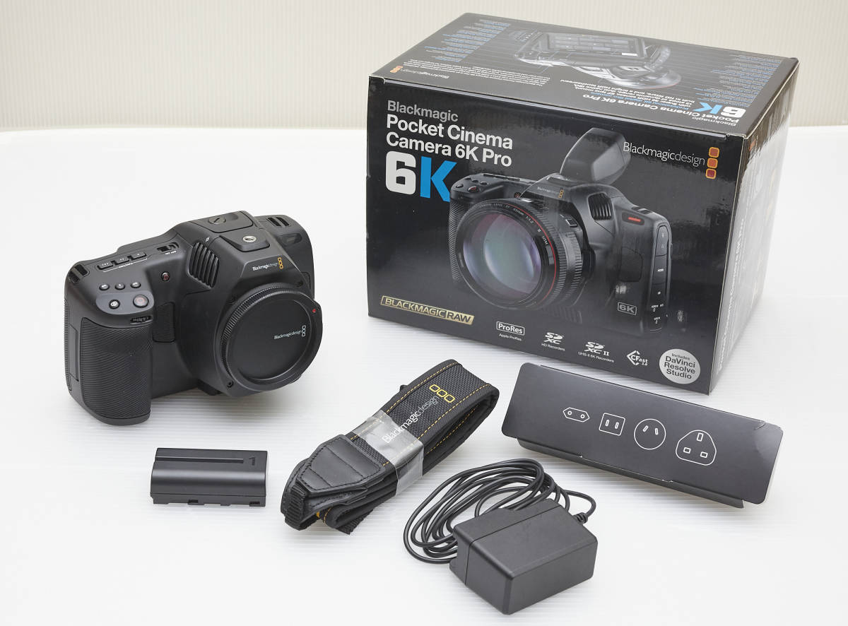 付属品ありBlackmagic Pocket Cinema Camera 6K Pro　BMPCC 6K PRO_画像1