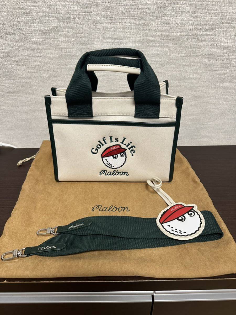 malbon golf マルボンゴルフ　正規品　美品　トートバッグ_画像1