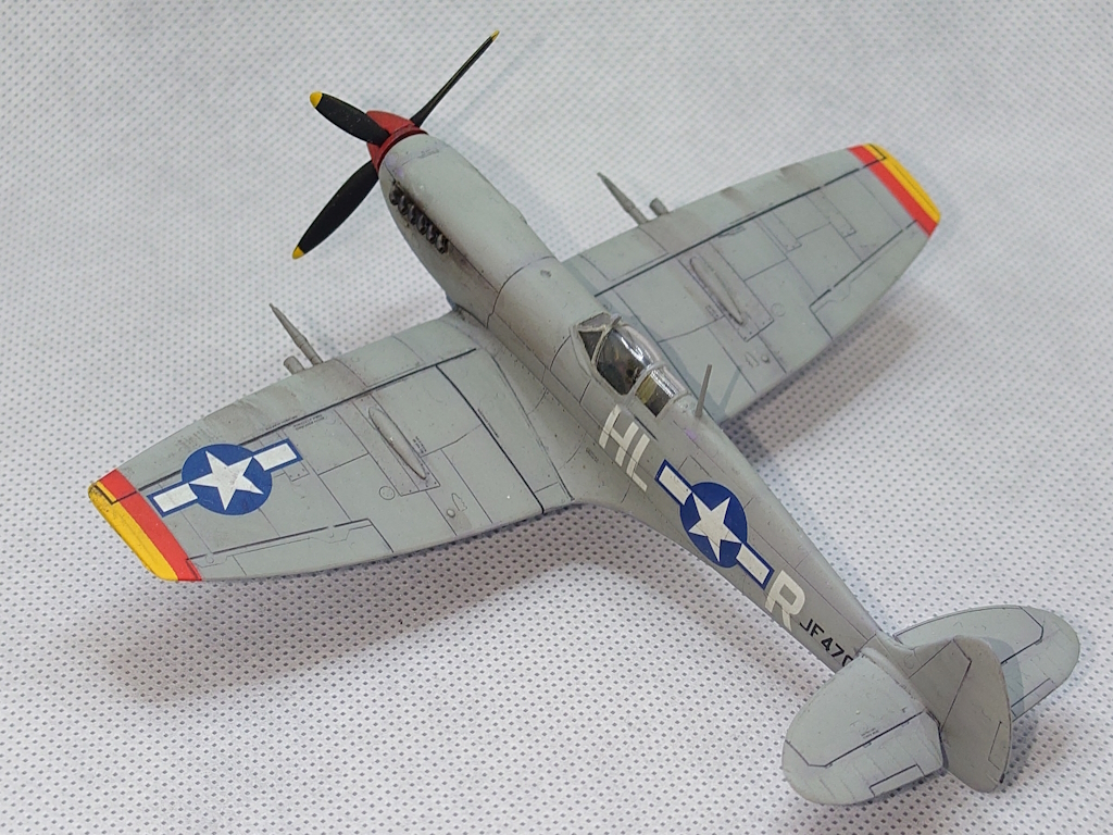 完成品(SP9)★1/72 Supermarine Spitfire Mk.Ⅷ★AZmodel _画像6