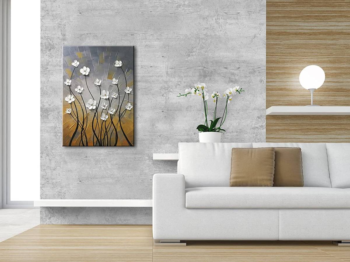  large size hand .. autograph present-day art interior . picture ornament flower art panel oil painting abstract painting flower. . landscape painting art new goods 50x70cm