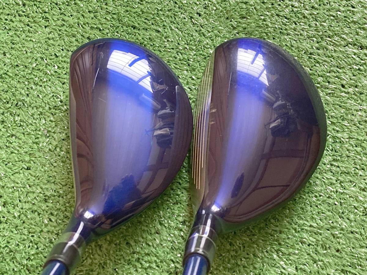 中古程度良!! MacGregor マグレガー NV-F UT 3 (20°)、4 (23°) Flex SR オリジナルシャフト２本セット UT4グリップ新品!!_画像4