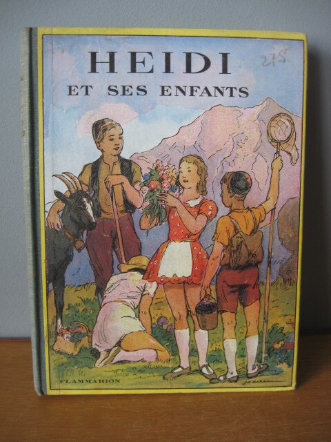 ★アンティーク品★ハイジの本 1949年 HEIDI et ses enfants フランス語_画像5