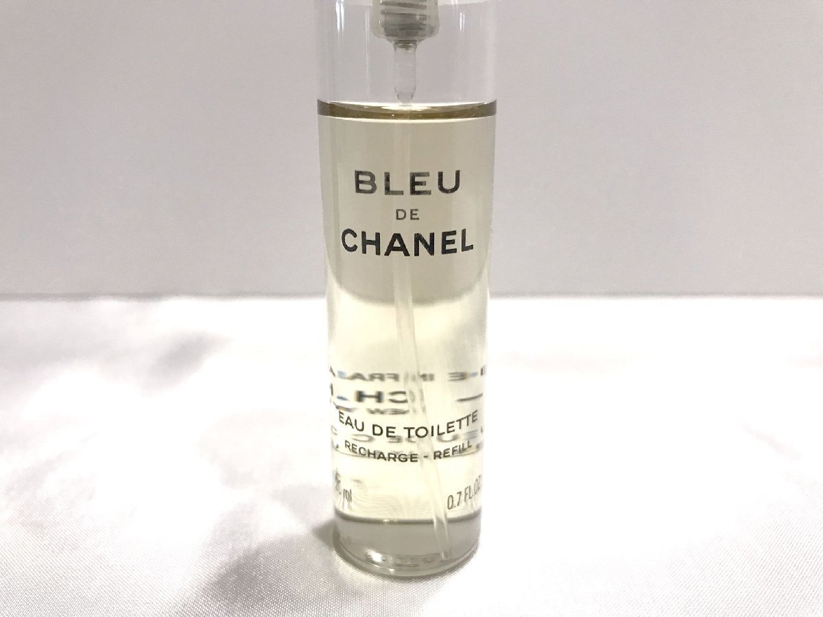 ■【YS-1】 香水 ■ シャネル CHANEL ■ ブルー ドゥ シャネル EDT 20ml SP ■ 残量80％ メンズ 【同梱可能商品】■D_画像3