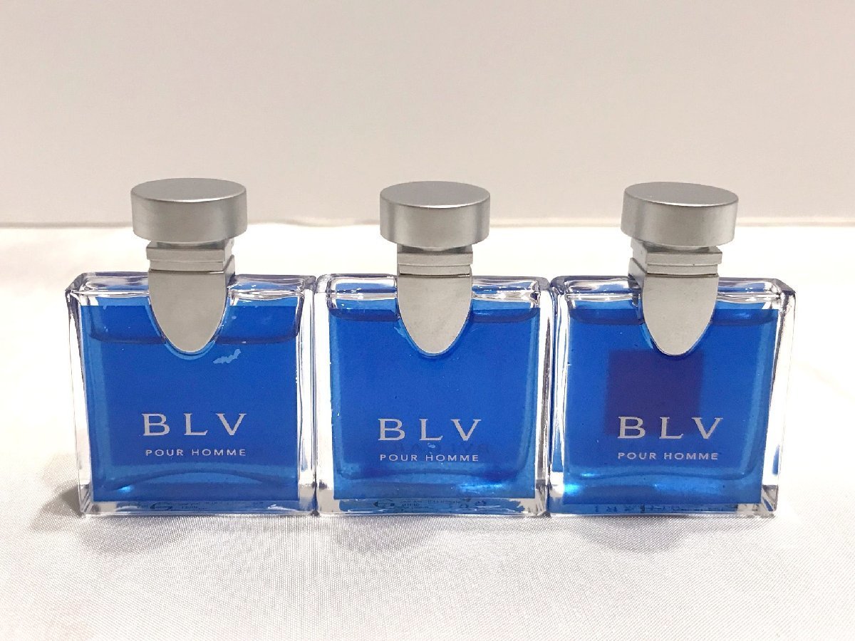 ■【YS-1】 ブルガリ BVLGARI ミニ香水 8点セット まとめ ■ プールオム ブルー ブラック EDT 5ml ×8 【同梱可能商品】■D_画像7