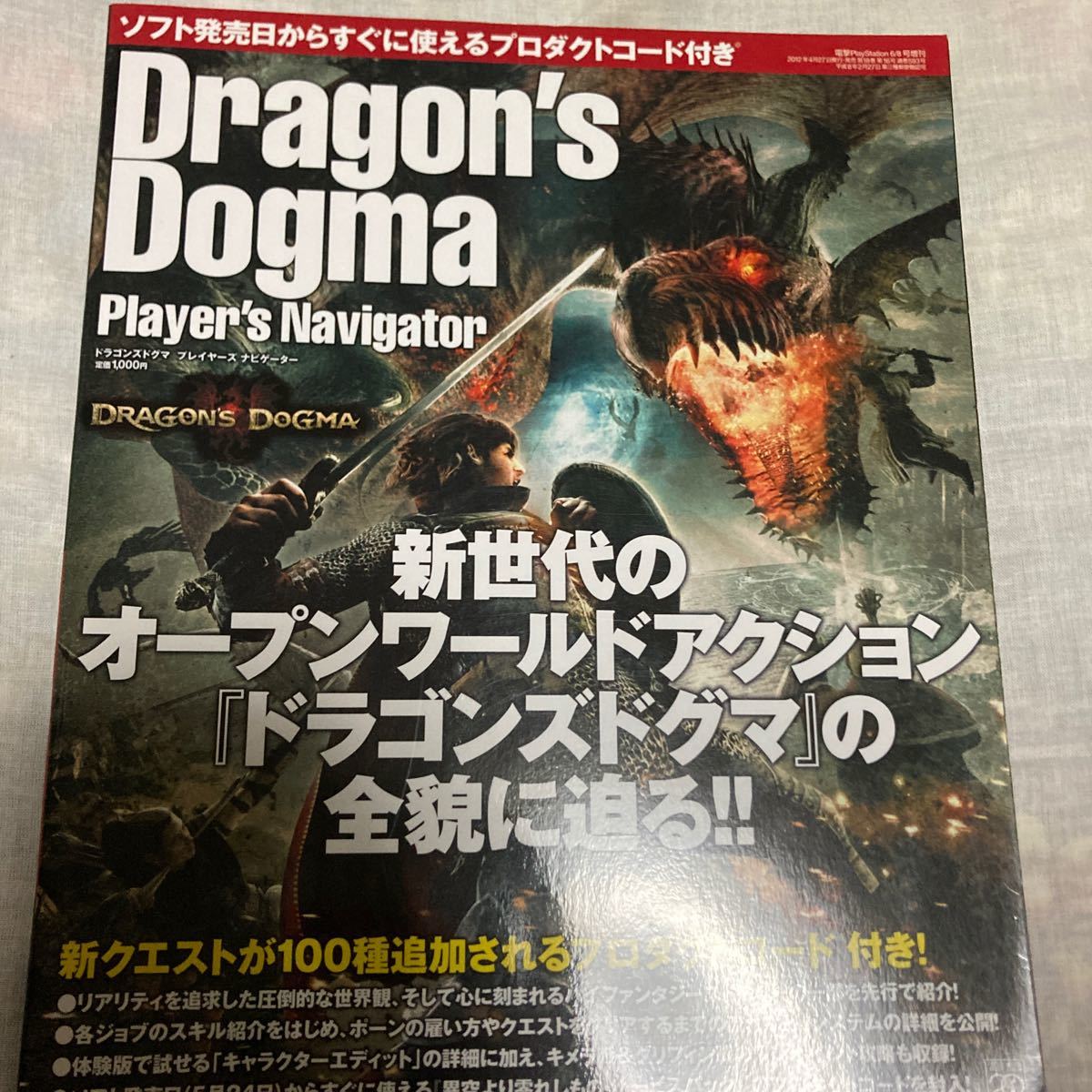 ドラゴンズドグマ　プレイヤーズナビゲーター　中古品　即決　送料込み_画像1