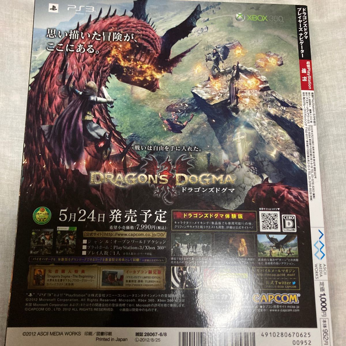 ドラゴンズドグマ　プレイヤーズナビゲーター　中古品　即決　送料込み_画像2