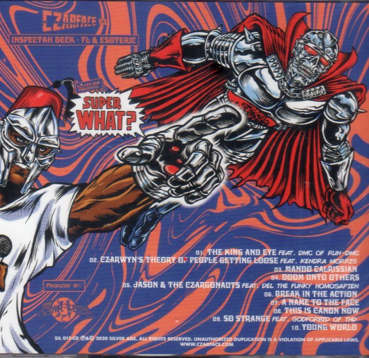 CZARFACE MF DOOM SUPER WHAT? madvillain madlib danger doom jj doom operetion king geedorah ghidra doomsday grimm viktor vaughn_画像2