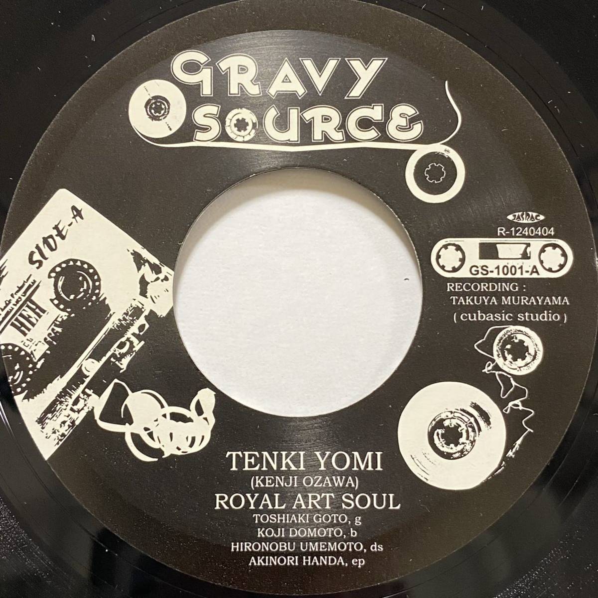 ROYAL ART SOUL TENKIYOMI LOVELY 7inch 7インチ 45 EP 小沢健二 天気読み ラヴリー カバー funk soulの画像2