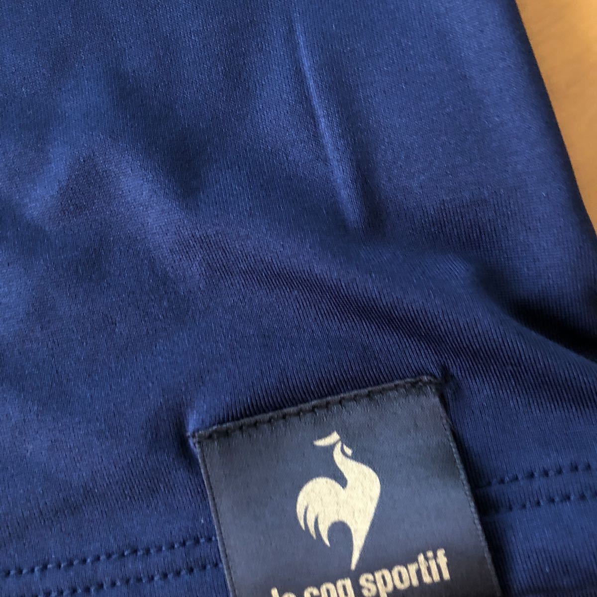 Ｌ　ネイビー　新品未使用ルコック le coq sportif ストレッチハイネック インナー あったか裏起毛長袖_画像3