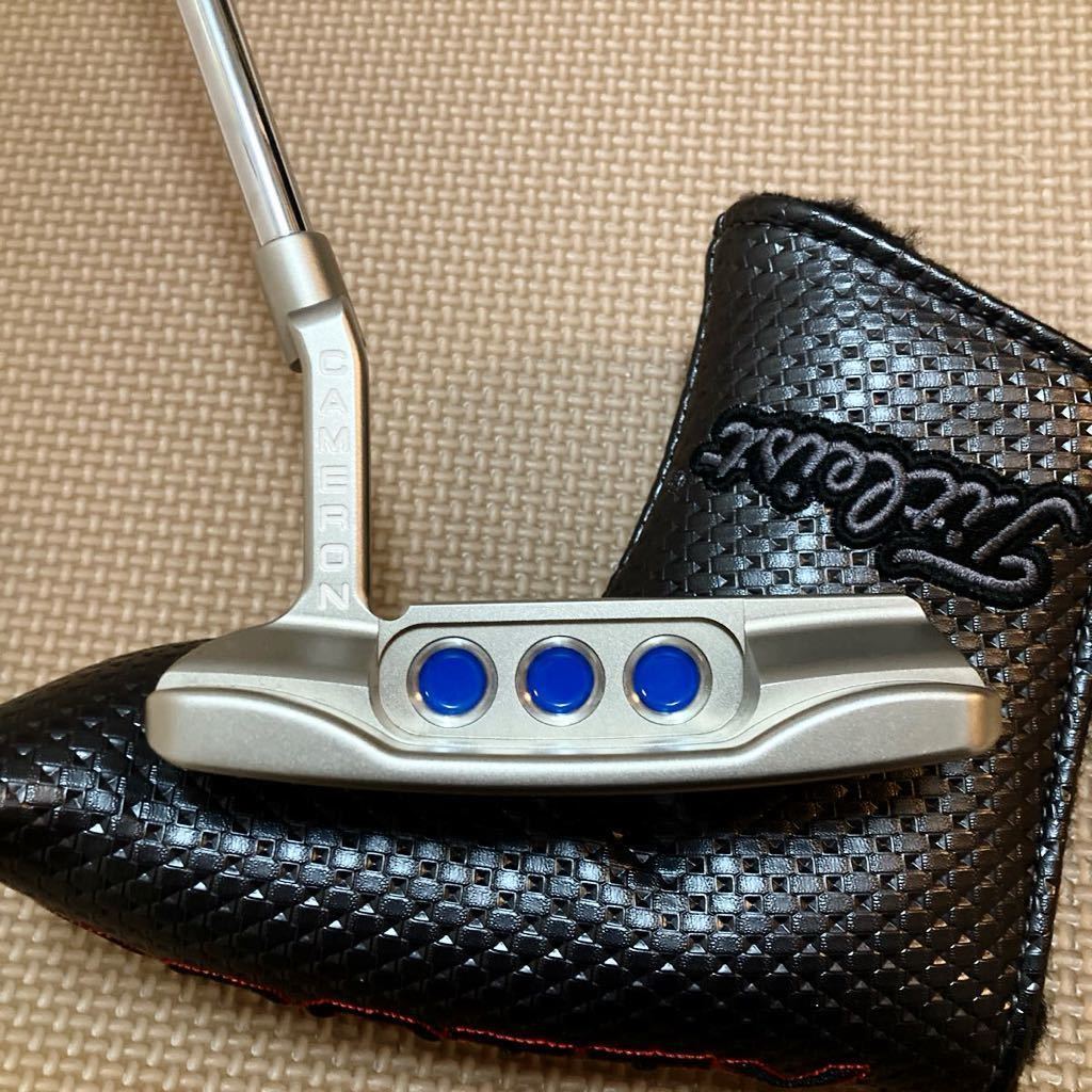 スコッティキャメロン カスタムショップ限定 ブルーカラー SELECT newport 34インチ レア シャフトバンド リミテッド