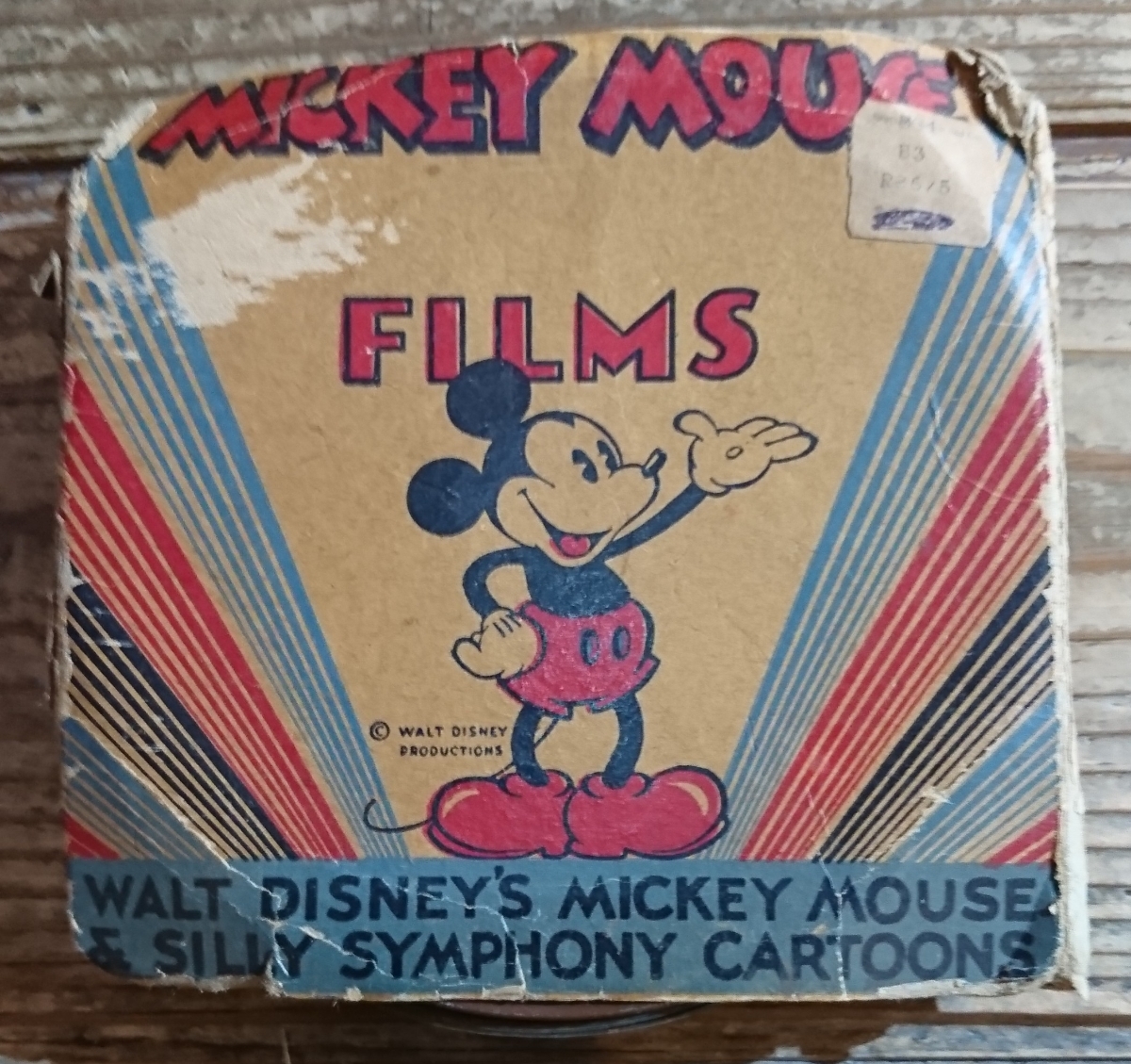 30s vintage mickey mouse 8mm film サイレント ムービー ミッキーマウス お宝_画像1