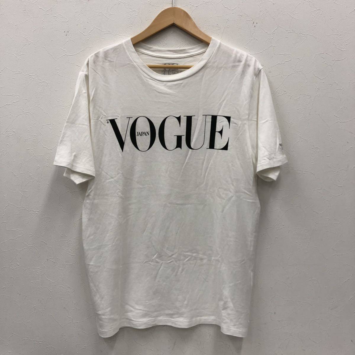 ②VOGUE ヴォーグ Tシャツ 半袖 M ホワイト 白 コットン 2020 ロゴ