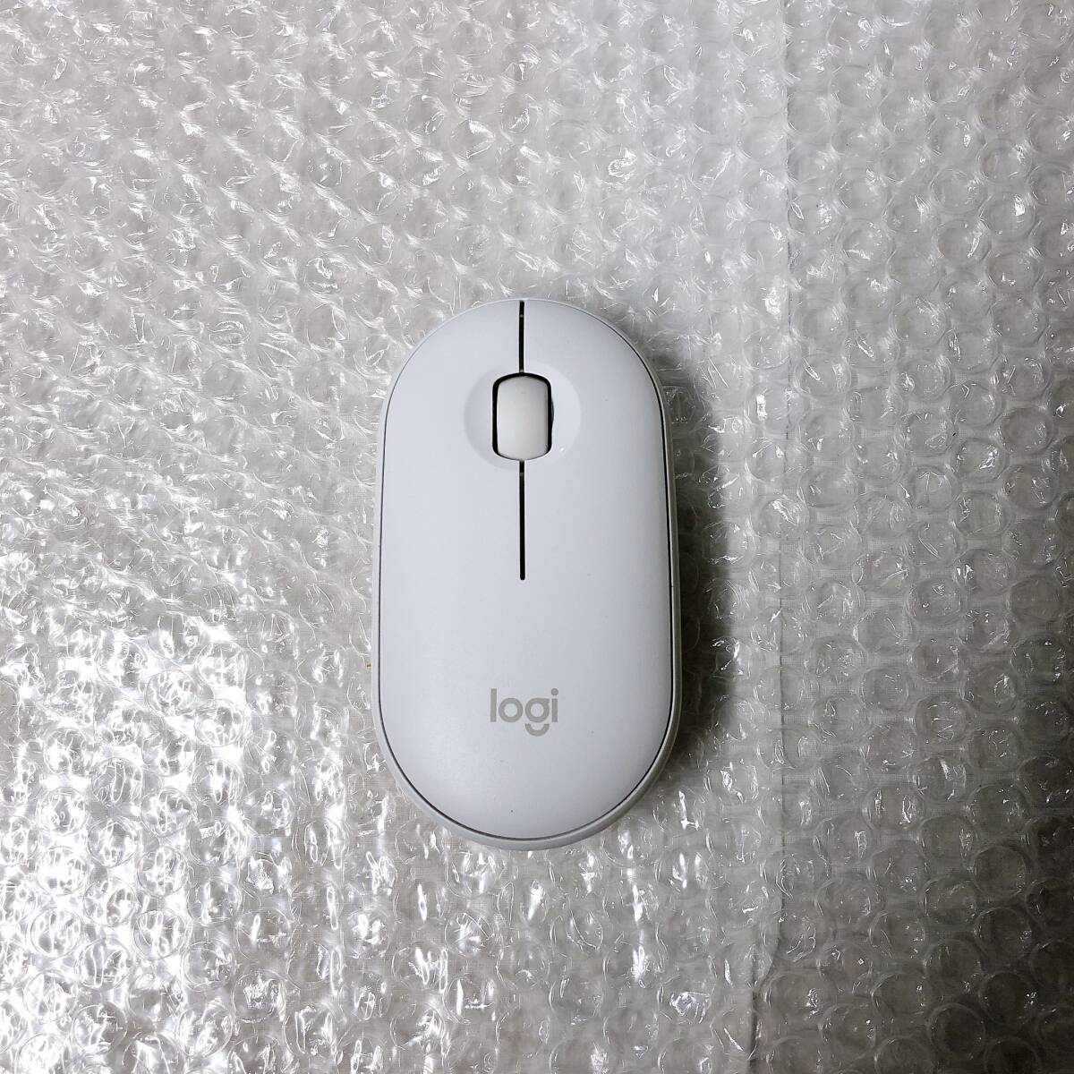 【送料無料 セット品 動作確認済】Logicool ロジクール ワイヤレス マウス Pebble + Bluetooth キーボード [ M350 + K380 ] オフホワイト_画像6