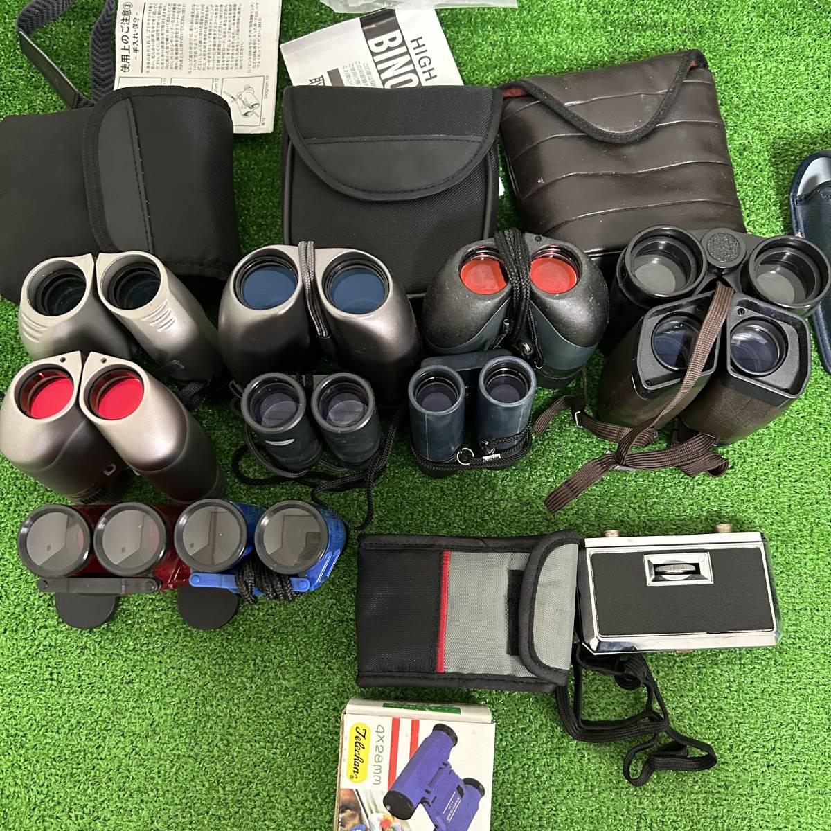 双眼鏡 10点以上16点まとめ 収納バッグ 付き VIXEN BINOCULARS / COSMO WING / NIKON / Kenko / OMEGA / ORIENT TOKYO 中古 現状渡し_画像4